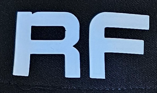 Printed Initials 60mm combined width