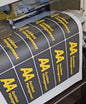 Printed Sponsor on background